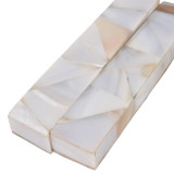 EV23515-03#S/2 13" Sebring Mother Of Pearl Carving Utensil 