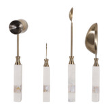 EV23517#S/4 10" Sebring Mother Of Pearl Bar Tool Set 