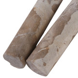 EV23522-01#S/2 11" Seville Beige Marble Salad Utensil Set 