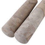 EV23522-02#S/2 13" Seville Beige Marble Cake Utensil Set 