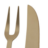 EV23525-02#S/2 13" Sheffield Travertine Carving Utensil Set 