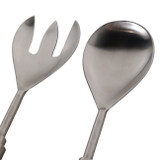 EV23530-02#S/2 11" Shreve Black Luster Glass Salad Utensil Se