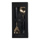 EV23538-01#S/2 11" Stryker Horn Salad Utensil Set In Gift Box