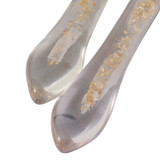 EV23539-02#S/2 13" Knolls Gold Cake Utensil Set In Gift Box