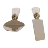 EV23539-02#S/2 13" Knolls Gold Cake Utensil Set In Gift Box