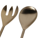 EV23540-02#S/2 11" Sylvania White Quartz Salad Utensil Set