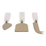 EV23541#S/3 8" Sylvania White Quartz Cheese Knife Set 