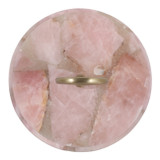 EV23549#14" Urbana Rose Quartz 2-tiered Tray