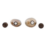 EV23568-02#S/2 11"/13" Wellston Glass Bottles W/metal Stopper