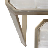 EV23569#S/2 40/48" Jules Selenite Console Table