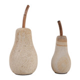 EV23596#S/2 8/10" Pear Impex  Palimanan Stone Statuary