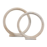 EV23597#S/2 10/12" Impex Palimanan Stone Ring Statuary 