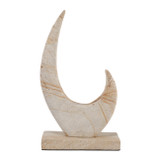 EV23600#14" Crescent Palimanan Stone Statuary 