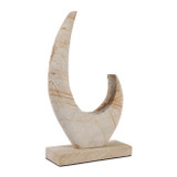 EV23600#14" Crescent Palimanan Stone Statuary 