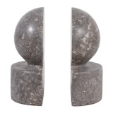 EV23605#S/2 6" Julio Marble Bookends