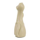 EV23607#S/2 8/12" Puuurfecto Feline Cat Terracotta Statuar