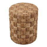 EV23626#Pulap Woven Banana Leaf Stool
