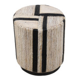 EV23627#Restas Woven Banana Abaca Stool