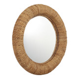 EV23630#Pulap Woven Banana Wall Mirror