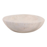 EV23634#Blanco Carved Teak Wood Bowl