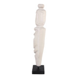EV23637#Blanco Large Teak Tribal Statuary