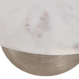 EV23644#26" Aster Marble Accent Table