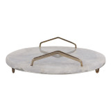 EV23648-02#12" Pannar White Agate Stone Tray
