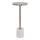 EV23651#24" Yarrow Accent Cocktail Drink Table