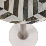 EV23651#24" Yarrow Accent Cocktail Drink Table