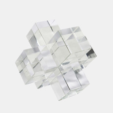 13990-01#Crystal Geometric Object, Clear