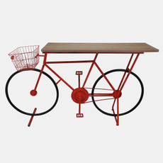 FW10175-04#Bicycle Console Table,red