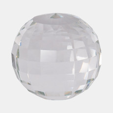 15384-03#Crystal 5" Orb, Clear