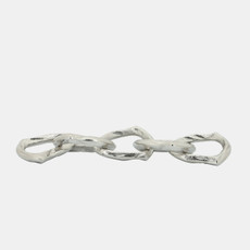 16157-04#Metal 15" Chain Links, Silver