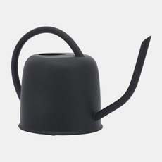 17070-01#Metal 7"h Watering Can, Black