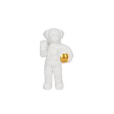 17418#Cer,12",astrodog Deco,white/gold
