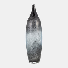 18008-01#Glass, 18" Vase Blue Ombre