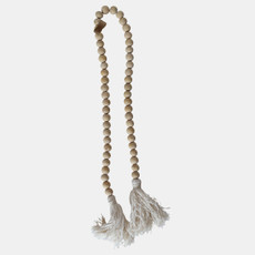 18037-01#Wood, 45"l Beads, Natural