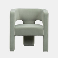 17041-05#Round Back Chair, Sage