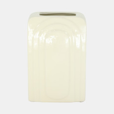 17442-04#Dol, 7" Rectangular Vase, Cotton