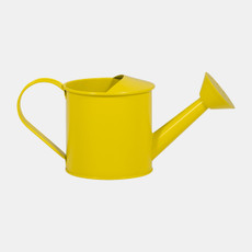 18478-02#Metal,4" Traditional Watering Can, Yellow