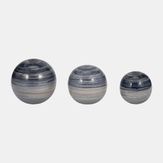 18500#Metal, S/3 Galaxy Orbs, 2-tone Black