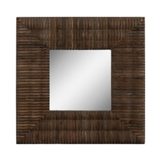 EV19106#48x48" Monteray Carved Wood Wall Mirror