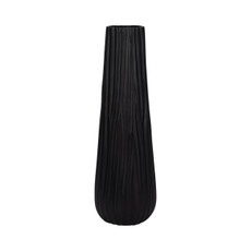 EV19180-02#Metal, 19" Jesson Medium Black Vase