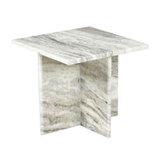 EV19322-02#18" Rommi Large Marble Table, White