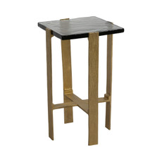EV19325-01#24" Kelpine Tall Gold Accent Table