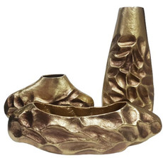 EV19366-02#19" Cartwright Hammered Bronze Vase