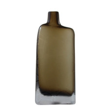 EV19432-01#12" Kabir Small Brown Glass Vase