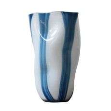 EV19447-03#14" Beldan Large Blue Glass Vase