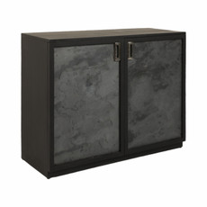 EV19625#38" Brasvo Slate Chest, Black