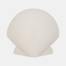 19738-01#6" Seashell Decor, White
